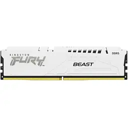 Модуль пам'яті для комп'ютера DDR5 32GB 6000 MHz Beast EXPO White Kingston Fury (ex.HyperX) (KF560C36BWE-32)