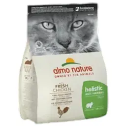 Сухий корм для виведення вовни у кішок Almo Nature Holistic Hairball курка 2 кг