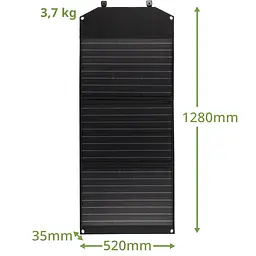 Портативний зарядний пристрій сонячна панель Bresser Mobile Solar Charger 90 Watt USB DC (3810060) - мініатюра 6