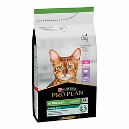 Сухий корм для стерилізованих котів Purina Pro Plan Sterilised 1+ Renal Plus з індичкою 14 кг 12515747 - мініатюра 2