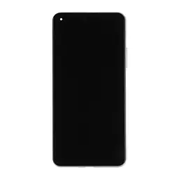 Дисплей для смартфона (телефону) Xiaomi 11 Lite 5G NE, 11T Lite (2021), silver (у зборі з тачскріном)(з рамкою)(Service Original) - мініатюра 2