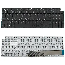 Клавіатура для ноутбука DELL (Inspiron: 5584), rus, black, без фрейма