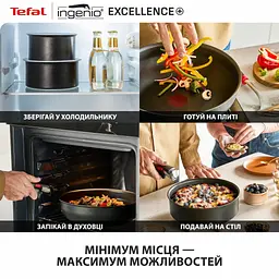 Набір посуду Tefal Ingenio Excellence+, 13 предметів, чорний (P0009753) - мініатюра 7