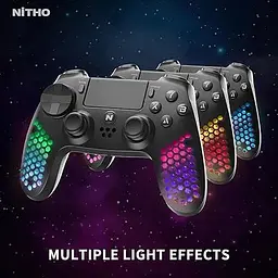 Бездротовий контролер Nitho RGB для PS4/PS5 (тільки гра для PS4)/ПК/Android/iOS - мініатюра 3