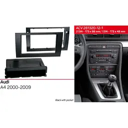 Перехідна рамка Audi A4, Seat Exeo ACV 281320-12-1 - мініатюра 4