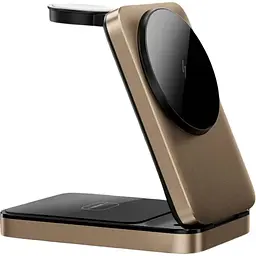 Бездротовий зарядний пристрій WiWU Wi-W038 Triple 3in1 Wireless Charger Gold [154859]