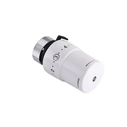 Набір Крани радіаторні прямі Arco 1/2″ подача + зворотка + термоголовка KCT02 М30 - мініатюра 3