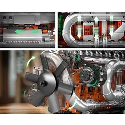 Конструктор Mould King Mking Двигун і коробка передач Inline-6 Truck (10200) [161064] - мініатюра 2