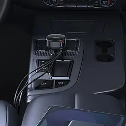 АЗП Baseus Enjoyment Pro 60W (Type-C) + Retractable Type-C+Lightning Cables, в асортименті - мініатюра 5