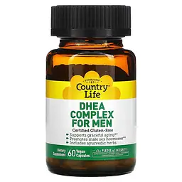 Стимулятор тестостерону DHEA Complex for Men 60 вегакапсул Country Life fit0024539