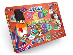 Настільна гра Суперлото Азбука англ Dankotoys (СЛА-01UE)
