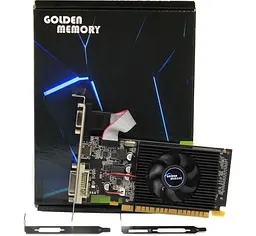 Відеокарта Golden Memory GT 710 2Gb GDDR3, 64-bit, VGA/DVI/HDMI, 954/1600 MHz, Low Profile (GT710D32G64BIT) (GDDR3, 64 bit, PCI-E 2.0 x16) - мініатюра 3