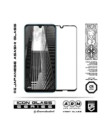 Захисне скло для HUAWEI P Smart (2019), Icon, 2.5D загартоване скло, повне проклеювання, глянсове, удароміцне, з олеофобним покриттям, сумісне з чохлами, міцність 9H, проста установка, ArmorStandart (ARM55984-GIC-BK) - мініатюра 2