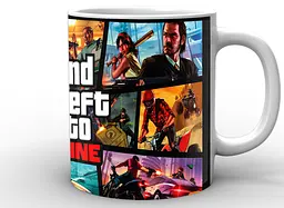 Кружка GeekLand GTA ГТА постер GT.02.01 - мініатюра 3