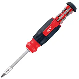 Викрутка зі змінними вставками 14-в-1 (PH/PZ/SL/TX/HEX) MILWAUKEE (PH1 / PH2 / PZ1 / PZ2 / T10 / T15 / T20 / T25 / Hex 3 / Hex 4