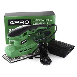 Шліфмашина вібраційна Apro FS350 90x187 мм 7000-14000 об/хв 30412 - мініатюра 3