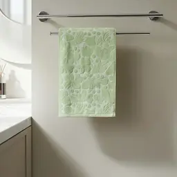 Рушник для ванної кімнати 50x90 см бавовняний зелений Colorful Home - мініатюра 2