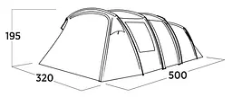 Намет п'ятимісний Easy Camp Hamra 5 (120495) - мініатюра 6