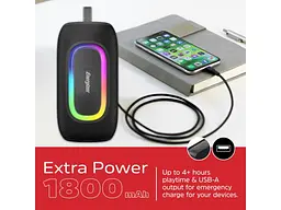 Портативна колонка Energizer BTS163 Black - мініатюра 6