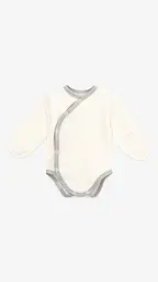 Боді на запах для хлопчика Baby Life 307 56 см Молочний shop (2000999325991)