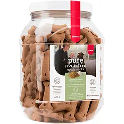 Ласощі для чутливих собак печиво з протеїном комах MERA pure sensitive snacks Insect Protein 600 г