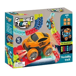 Інтерактивний трек з інерційною машинкою SHT 188 Changeable Trak (92pcs/1CAR) Colorful Epik - мініатюра 3