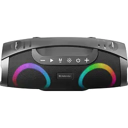 Акустична система 1.0 Defender Beatbox 30, 30Вт Bluetooth/RGB/FM/USB/TF/AUX/TWS чорна - мініатюра 5