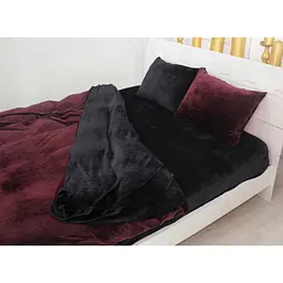 Постельное белье MirSon Велюр Winter Frost 28-0007 + 28-0002 Poinsettia Velvet 2х143х210 (2200004007458) - миниатюра 3