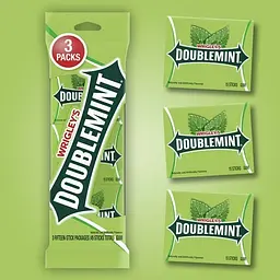 Жуйки Wrigley's Doublemint Bulk Chewing Gum 15 шт - мініатюра 2