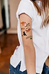 Тату тимчасове Міні котики Tattooshka L-61 Різнокольоровий shop (4825800010174) - мініатюра 2