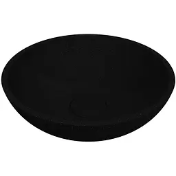 Умивальник Miraggio Palermo mirastone black 0000434, Чорний матовий