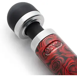 Вібромасажер Doxy Die Cast 3R Rose Pattern металевий корпус перезаряджається - мініатюра 3
