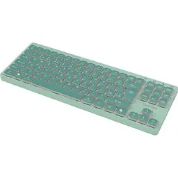 Клавіатура Canyon Keyboard OnType 10 Low Profile EN Wired Green (CNS-HKB10GR) - мініатюра 2