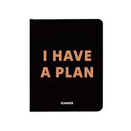 Блокнот для планування "I HAVE A PLAN" чорний