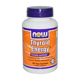 Минералы Now Foods Поддержка Щитовидной Железы, Thyroid Energy, 90 гелевых кап (NOW-03368)
