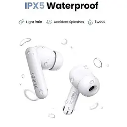 Бездротові навушники Ugreen WS206 HiTune T3 Pro TWS стерео гарнітура біла - мініатюра 3