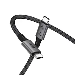 Дата кабель USB-C to USB-C 1.0m USB4 40Gbps 240W 8K60Hz black Armorstandart (ARM81921) - мініатюра 6