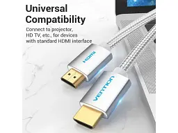 Кабель Vention HDMI M - M 1 м Gray (AABIF) - мініатюра 5