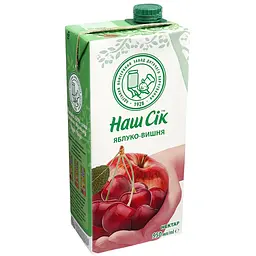 Нектар Наш Сік яблучно-вишневий 0.95 л - мініатюра 3