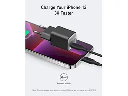 Мережевий зарядний пристрій ANKER PowerPort 511 Nano III GaN 30 W 1xUSB-C PIQ3.0 White (A2147G21) - мініатюра 4