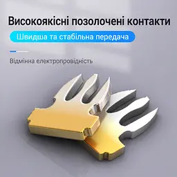 Модульный сетевой штекер RJ45 Vention 100 штекеров с отверстием для провода диаметром 1,1 мм для кабеля Cat.6 FTP под провод 23–26 AWG для одножильного и многожильного провода прозрачный (IDCR0-100) - миниатюра 8