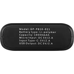 Додаткова батарея Gelius Pro Soft 2 GP-PB10-011 10000mAh Black - мініатюра 4