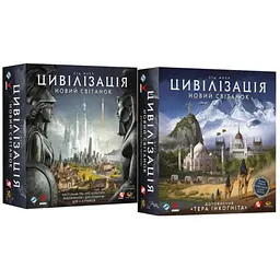 Настільна гра Geekach Games Цивілізація. Новий світанок з доповненням Тера інкогніта (укр.) (GKCH194cv+1)