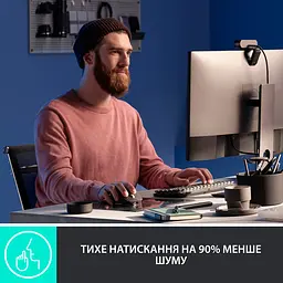 Мишка комп'ютерна Logitech MX Master 3S Pale Grey (910-006560, 910-006562, 910-006566) - мініатюра 3