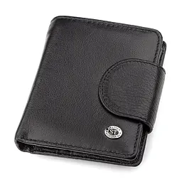 Гаманець жіночий ST Leather 18497 (ST415) чорний шкіряний - мініатюра 4