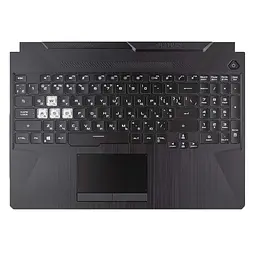 Верхня кришка для Asus FX506IU FX506IV FX506LU, RU/UA (топкейс+клавіатура, 8pin Backlit, Original)