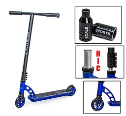 Самокат трюковий Scale Sports 51х11х84 см Синій 000231583 - мініатюра 2