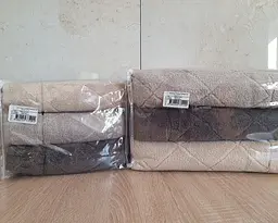Набір турецьких махрових рушників Cestepe MicroCotton Premium 3 штуки 50x90 + 3 штуки 70х140 Eva 2 щільність 600 г/м2 - мініатюра 7