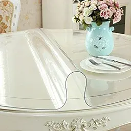 М'яке скло Прозора силіконова скатертину на стіл Soft Glass Захист для меблів 1.0х1.5 м (товщина 0.5 мм) - мініатюра 3