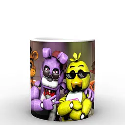 Кухоль GeekLand Five Nights At Freddys П'ять ночей з Фредді постер FN.02.053 330 мл білий - мініатюра 3